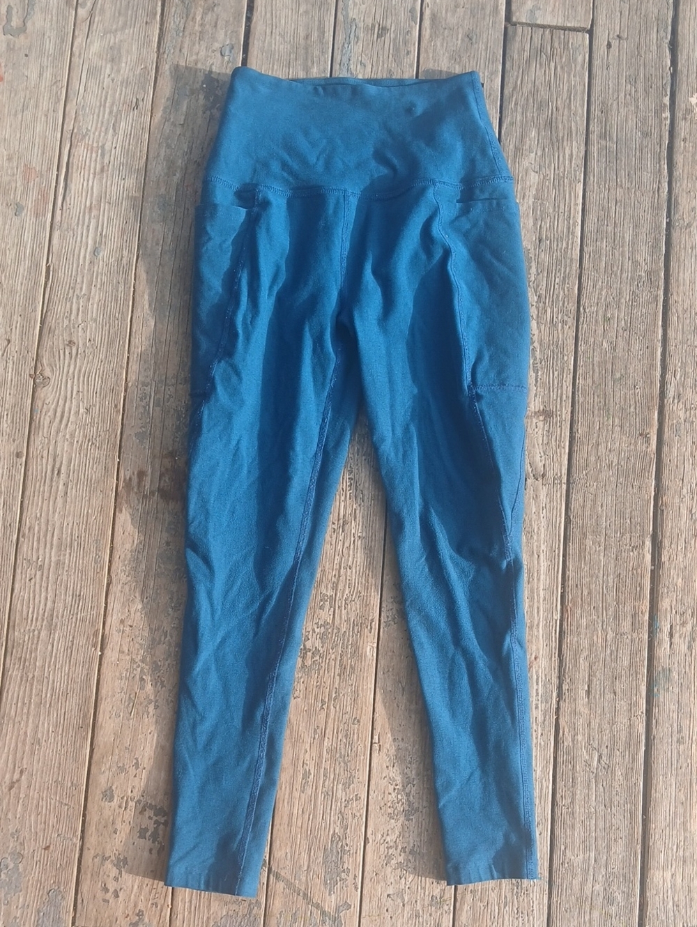 Beyond Yoga Buttery Soft Spacedye Teal Blue High-Waist Active Leggings